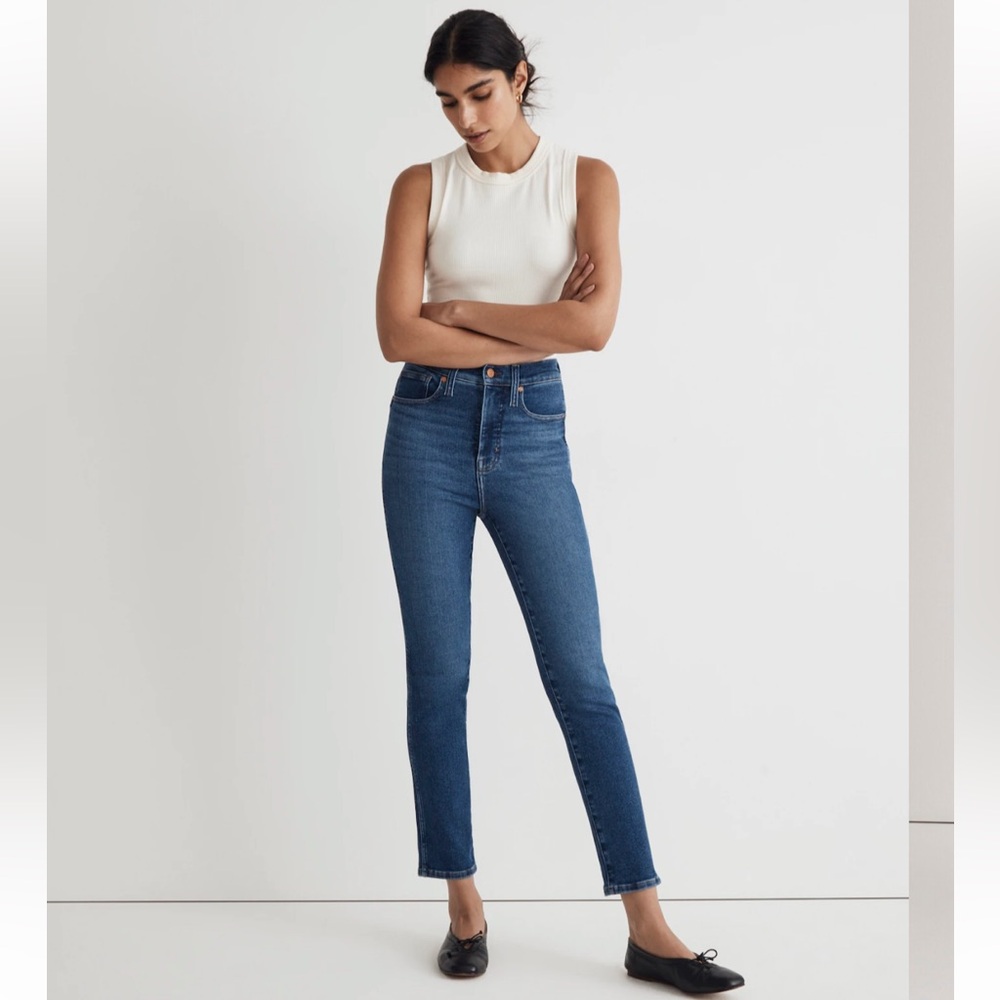 Madewell Stovepipe High Rise Jeans